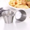 Sauce Bowls 8pcs Stainless Steel Shot Cups Seasoning Ketchup Cups Stainless Steel Sushi Dipping Dish Appetizer Plates Serving Individual Condiment Portion Cups Ramekins -Wilton Shop 41F5td5zFeL