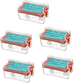 5pcs Soap Box Cleaning Tool Travel Valet Tray Hand Wash Dispenser Soap Container Travel Soap Container Travel Soap Box Soap Foaming Box Soap Holder Soap Boxes Storage Soap Dish -Wilton Shop 41F6kZfoYFL. AC
