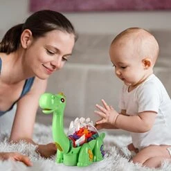 Journey Interactive Universal Walking Transparent Gear Dinosaur Car Toy Mechanical Toy Vehicle With Sound Light For Kids Early Education Vehicle Farm Books For Preschoolers -Wilton Shop 41F8JzunqgL