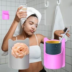 Beer/Can/Drink/Wine Bottle Holder(Cooler/Mini Ice Bucket) For Shower, Wall Mounted Cup/Toothbrush Holder, Beer Gifts For Man, Funny Birthday Gifts(02G) -Wilton Shop 41F8WVous2L