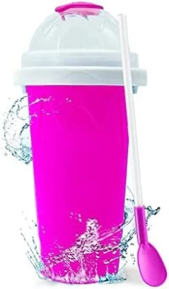 Rookhaven 12oz Frozen Magic Slushy Maker Cup | Multipurpose - Portable & Reusable Slushie Cup Maker Squeeze For Kids & Adults | Diy Slushy Cup Maker Tiktok | Pink Frozen Magic Squeeze Cup -Wilton Shop 41F9fV8DzgL. AC