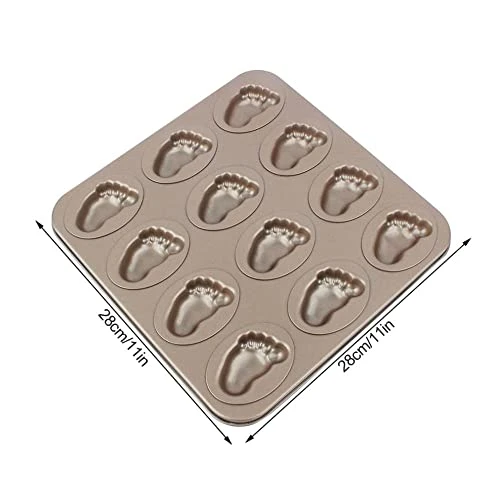 Foot-Shaped Non-Stick Pastry Bakingwith 12 Grids For DIY Cupcakes And Cakes - Perfect Novelty Baking Tray For Home Enthusiasts And Special Occasions 5 Foot-Shaped Non-Stick Pastry Bakingwith 12 Grids For DIY Cupcakes And Cakes - Perfect Novelty Baking Tray For Home Enthusiasts And Special Occasions - Image 3
