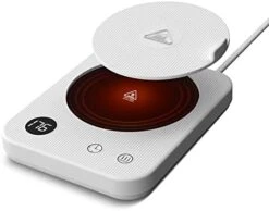 Lectric Coffee Cup Warmer For Desk, Smart Coffee Mug Heater Warmer For Home Office, Warming Plate For Tea, Milk & Candle – ENIGMA (White) -Wilton Shop 41FTWPC0WqL. AC