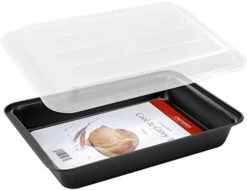 Rectangle Cake Pan, Nonstick 13-Inch Loaf Pan Deep Dish Bakeware, 9.3" X 13.3" X 1.6" -Wilton Shop 41FTYZNJG9L. AC