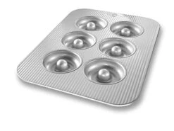 Bakeware Aluminized Steel Donut Pan, 6-Well
