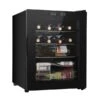 ZOKOP JC-48 115V 85W 1.7cu.ft/49l Electronic Wine Cabinet Cold Rolled Sheet Transparent Glass Door / 16Bottle With Display Black -Wilton Shop 41FhnPzf2nL