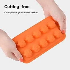 Alloween 3D Pumpkin Shape Chocolate Mold Silicone Candy Mould For Baking Cake Decorating JKUHA 9 Alloween 3D Pumpkin Shape Chocolate Mold Silicone Candy Mould For Baking Cake Decorating JKUHA -Wilton Shop 41FtyezpILL