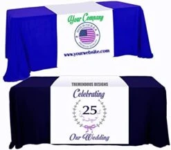 Custom Table Runner 24"x72" Add Your Business Logo Or Any Text, Free Basic Custom Design 2x6 Ft (24"x72") 18 Custom Table Runner 24"x72" Add Your Business Logo Or Any Text, Free Basic Custom Design 2x6 Ft (24"x72") -Wilton Shop 41FvDNwOGfL. AC 1