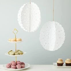 300 Pack Round Paper Doilies, 10 Inches Round Medallions Lace Placemats For Crafts & Wedding -Wilton Shop 41Fz1B7XpWL