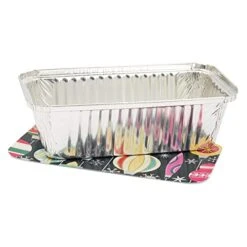 Holiday Loaf Pans With Lids, Aluminum Foil Baking Tins (8.5 X 2.5 X 4.5 In, 50 Pack) -Wilton Shop 41G2kKsK49L