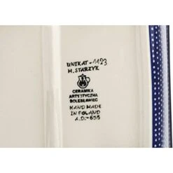 14-inch Rectangular Baker With Handles Made By Ceramika Artystyczna (Starry Night Theme) Signature UNIKAT + Certificate Of Authenticity -Wilton Shop 41G3Bv68cVL