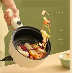 Mini Electric Stove, Plastic And Ceramic Electric Pot For Office (White) -Wilton Shop 41GBUOzbiSL