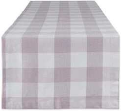 Buffalo Check Collection, Classic Farmhouse Table Runner, 14x72, Black & White -Wilton Shop 41GBxp4g5WL. AC