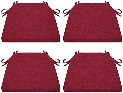 Chair Pads With Ties For Dining Room Chairs Set Of 4 High Density Foam Padded Cushion Non Slip U Shaped Kitchen Chair Seat Cushions 16x16.5 Inch White Beige 11 Chair Pads With Ties For Dining Room Chairs Set Of 4 High Density Foam Padded Cushion Non Slip U Shaped Kitchen Chair Seat Cushions 16x16.5 Inch White Beige - Image 9