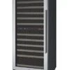 24" Wide FlexCount II Tru-Vino 121 Bottle Dual Zone Stainless Steel Left Hinge Wine Refrigerator