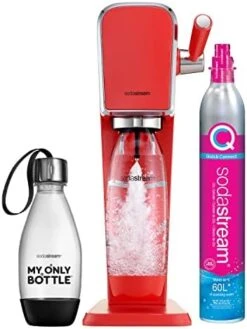 SodaStream Art Sparkling Water Maker Bundle (Black), With CO2, DWS Bottles, And Bubly Drops Flavors -Wilton Shop 41GMnSEkEmL. AC