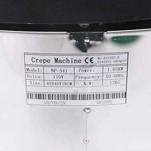 Ommercial Dutch Pancake Baker Maker Waffle Maker Nonstick Electric Mini Muffins Maker Machine 52Pcs Temperature Control 50~300℃ 1.65KW (E) 7 Ommercial Dutch Pancake Baker Maker Waffle Maker Nonstick Electric Mini Muffins Maker Machine 52Pcs Temperature Control 50~300℃ 1.65KW (E) - Image 5