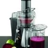 Oster® JusSimple 2-Speed Easy Clean Juice Extractor With Extra-Wide Feed Chute, FPSTJE9010-000, 900W, Black/Silver -Wilton Shop 41GTGcJ2EgL