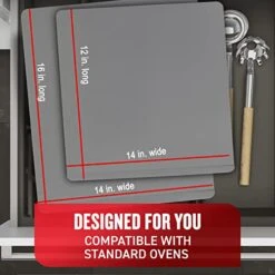 AirBake Dark Nonstick 2 Pack Cookie Sheet Set, 14 X 12in And 16 X 14in -Wilton Shop 41GvbLwPbeL