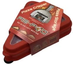 ™ - Double Decker - Reusable Pizza Crisper And Pizza Storage Crisper Pan Heats To Over 400'F In The Microwave Oven!