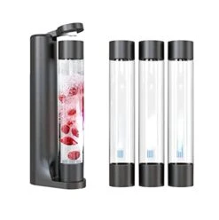 Transform Your Tap Water With Carbonated Water Soda Maker - Includes CO2 Canister And 2 Bottles