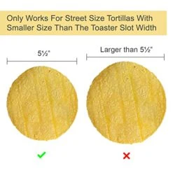 2 Upgraded Stainless Steel Taco Shell Toaster For A Toaster Or For Deep Frying | Taco Shell Warmer | Only For Soft Shell | Easy Crispy Taco Tools For Taco Tuesday -Wilton Shop 41HA8suoVcL