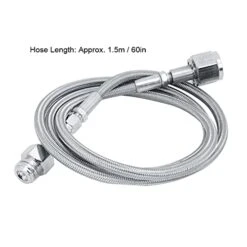 Adapter Hose Kit, CO2 1.5m 60in Soda Water External Hose Adapter Kit Connector Soda Accessories Refill Station Connector Kit External Hose Connection For Filling Soda Tank(Silver TR21-4, G1/2) 14 Adapter Hose Kit, CO2 1.5m 60in Soda Water External Hose Adapter Kit Connector Soda Accessories Refill Station Connector Kit External Hose Connection For Filling Soda Tank(Silver TR21-4, G1/2) -Wilton Shop 41HAnsxPO4S