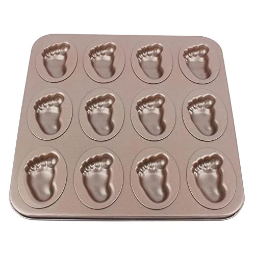Foot-Shaped Non-Stick Pastry Bakingwith 12 Grids For DIY Cupcakes And Cakes - Perfect Novelty Baking Tray For Home Enthusiasts And Special Occasions 3 Foot-Shaped Non-Stick Pastry Bakingwith 12 Grids For DIY Cupcakes And Cakes - Perfect Novelty Baking Tray For Home Enthusiasts And Special Occasions