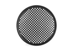 Pizza Crisper Pan, Carbon Steel, Non-Stick,Black,14.5 X 14.5 X 0.25 Inches -Wilton Shop 41HHMxhQpEL
