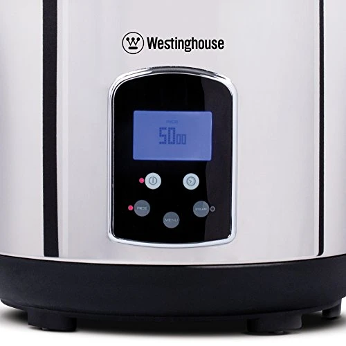 Westinghouse Rice Cooker, Hot Cereal Oatmeal Cooker, Food Steamer, 20 Cup, Stainless Steel And Black 4 Westinghouse Rice Cooker, Hot Cereal Oatmeal Cooker, Food Steamer, 20 Cup, Stainless Steel And Black - Image 2