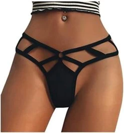 F_Gotal Clearance Sexy Underwear For Women Flower Lace Strappy Mesh Panties G-String Thongs Knickers Briefs -Wilton Shop 41HaqjvpjtL. AC