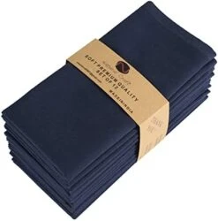 ATURALCRAFT Cloth Napkins Classic Cotton Set Of 12 Linen Blend Solid Color Dinner Napkins, Assorted Multi Pack -Soft And Comfortable Reusable Fabric - For Home Use Multicolor 18inch 23 ATURALCRAFT Cloth Napkins Classic Cotton Set Of 12 Linen Blend Solid Color Dinner Napkins, Assorted Multi Pack -Soft And Comfortable Reusable Fabric - For Home Use Multicolor 18inch -Wilton Shop 41HcuNCSY5L. AC