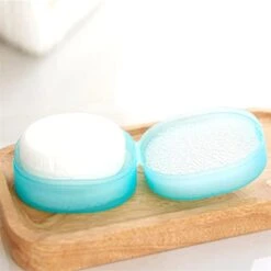 Soap Tray Plastic Travel Soap Box Dish Plate Case Case Holder Container Wash Shower Home Shower Bathroom Sealed Soap Case Soap Container (Color : Pink) -Wilton Shop 41HdIThq9KL