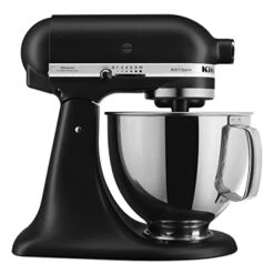KitchenAid 5-Qt. Tilt-Head Stand Mixer KSM150PSBM Artisan Series, 5 Quart, Black Matte