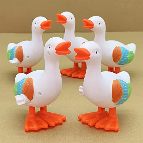 Winding Clockwork Toy Jumping Big White Duck Simulation Animal Infant Enlightenment Boys And Girls Learn To Climb 1 To 8 Years Old Toy Computer For Toddlers 4 Years Old 5 Winding Clockwork Toy Jumping Big White Duck Simulation Animal Infant Enlightenment Boys And Girls Learn To Climb 1 To 8 Years Old Toy Computer For Toddlers 4 Years Old - Image 3