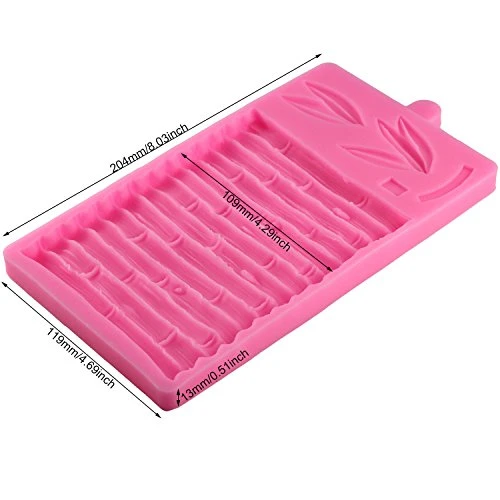 3D Bamboo Silicone Cake Border Fondant Molds 6 3D Bamboo Silicone Cake Border Fondant Molds - Image 4