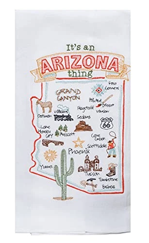 2 Piece Kay Dee Designs Home State Of Arizona Embroidered Kitchen Towel Bundle 4 2 Piece Kay Dee Designs Home State Of Arizona Embroidered Kitchen Towel Bundle - Image 2