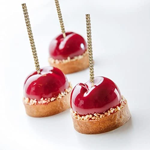 32Pcs Bling Candy Apple Sticks,6 Inches Caramel Bamboo Apple Sticks With Rhinestones Diamond,Fruit Treats Decorative Sticks For Dessert Table(Gold) 6 32Pcs Bling Candy Apple Sticks,6 Inches Caramel Bamboo Apple Sticks With Rhinestones Diamond,Fruit Treats Decorative Sticks For Dessert Table(Gold) - Image 4