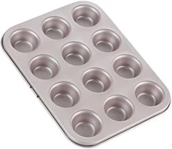 Popover Cake Pan, 6-Cavity Non-Stick Yorkshire Muffin Cupcake Pan Bakeware For Oven Baking (Champagne Gold) -Wilton Shop 41IBOj5X yL. AC