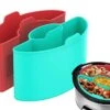 Silicone Slow Cooker Divider Liners - Reusable 3-in-1 Liners, Silicone Divider Insert Fit For Hamilton Beach CrockPot 3, 4 Quart Oval Slow Cooker, BPA Free, Leakproof, Dishwasher Safe, Easy Cleanup -Wilton Shop 41IIFp6z0gL
