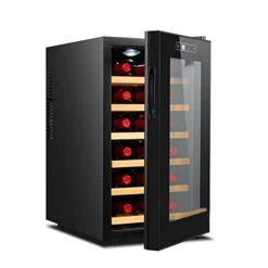 ATAAY Wine Fridge Household Electronic Red Wine Fridge Wine Rack Constant Temperature Tea Cabinet Bar Fridge