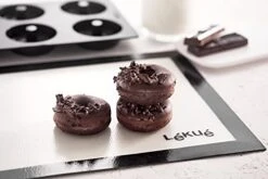 Lekue 0620406N01 Doughnut Silicone Mould 6 Cav. Black -Wilton Shop 41ITgTg6R4L