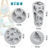 Marine Theme Fondant Molds, 4 PCS Seashell Conch Starfish Baking Silicone Molds For Cake Decoration Chocolate Soap Crafting -Wilton Shop 41IYI6wzk5L
