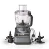 Ninja BN601 Professional Plus Food Processor, 1000 Peak Watts, 4 Functions For Chopping, Slicing, Purees & Dough With 9-Cup Processor Bowl, 3 Blades, Food Chute & Pusher, Silver -Wilton Shop 41IYbFFU6RL