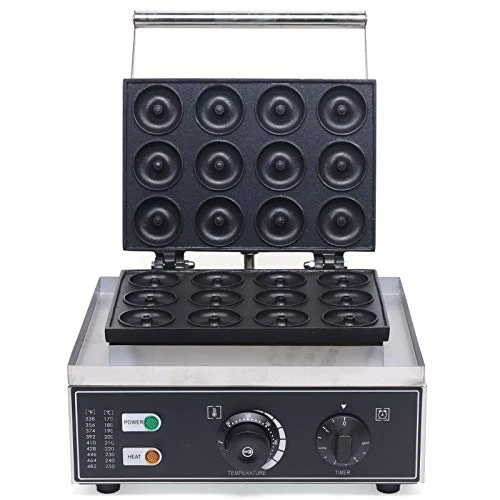 Donut Maker Machine Electric Doughnut Baker Maker Machine, 110V Commercial Use Nonstick Donut Baker Machine For Restaurant And Home Use (12 Holes Donut Maker) 3 Donut Maker Machine Electric Doughnut Baker Maker Machine, 110V Commercial Use Nonstick Donut Baker Machine For Restaurant And Home Use (12 Holes Donut Maker)