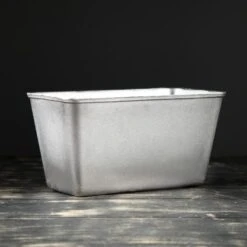 New 2 Pc Heavy Duty Non-Stick Aluminium Mold Baking Russian Bread Loaf Pan - Non-Slip Hand Design Kitchen Form Ovenware Bakeware Pans – Silver -Wilton Shop 41IiyyDl7yL