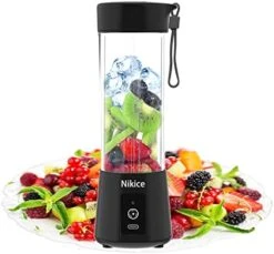 Portable Blender,Personal Size Blender Juicer Cup,Smoothies And Shakes Blender,Handheld Fruit Machine,Blender Mixer Home (blue) -Wilton Shop 41IjMaW4seL. AC