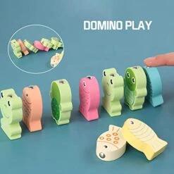 CANAFA Three In One Clip Bead Training Fishing Children's Focus Hand Eye Coordination Training Decontamination Toys Wooden Hund Board Math -Wilton Shop 41Ijqxpy8rL