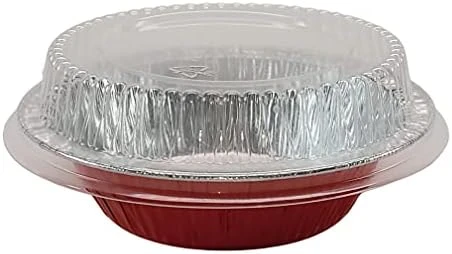 Disposable Colored Aluminum 5" Tart Pan/individual Pot Pie Pan W/Clear Dome Lid #501P (100, Gold) 10 Disposable Colored Aluminum 5" Tart Pan/individual Pot Pie Pan W/Clear Dome Lid #501P (100, Gold) - Image 8