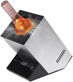 Wine Chiller Electric,Cobalance Wine Chillers Bucket For 750ml Red & White Wine Or Some Champagne,Stainless Steel Single Bottle Iceless Wine Cooler,Kitchen Bar RV Wine Accessory,Gift For Wine Lovers -Wilton Shop 41J71yrHUVL. AC